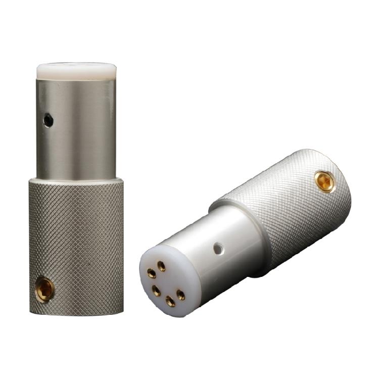 DS02 Female 5Pin DIN Connector with 24K Gold Plated Tonearm Plug for Turntables Enhances Your Record Setups