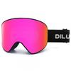 Magnetic Ski Goggles With Prescription Lens Compatibility Double-Layer Anti-Fog UV Protection Men Women