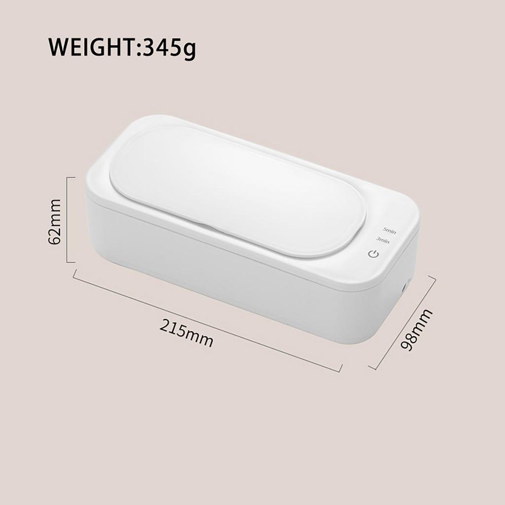 Ultrasonic Jewelry Cleaner, Professional 47kHz Ultrasonic Cleaner for Jewelry, Ring, Earring, Wristband, Retainer, Eyeglasses, Braces