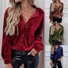 Ladies' New Versatile Work Four Seasons Leisure Daily Sexy Beautiful Loose Top Long Sleeve T-Shirt