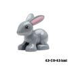 Big Size Building Blocks Animal Accessorie Compatible Duplo Rabbit Fish Bear Chicken Pig Duck Dog Cat Horse Cow Sheep Toys Gifts