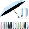 Sun Umbrella Folded Ultra Light Six Bone With Box Sun Protection UV Protection Sun Shade Sunshine Rain Dual Purpose