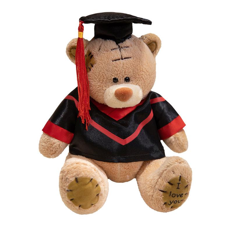 Patch Bear Doll Doctor Bear Doll Bride and Groom Teddy Bear Plush Toy Children's Soothing Doll Gift