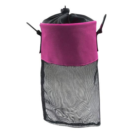 Сетчатый держатель для мешка с прищепками с затягивающимся шнурком, дышащий, влагостойкий, органайзер для хранения прищепок большой вместимости