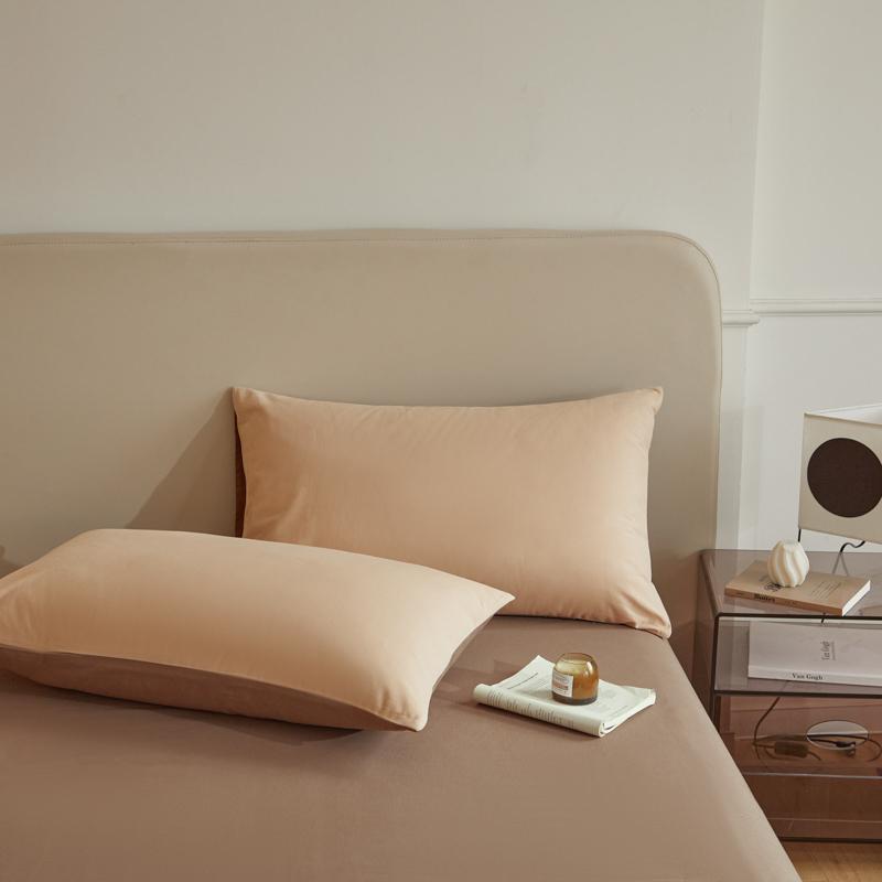 Sleep Grid Full Cotton Thickened Woolen Four Piece Set