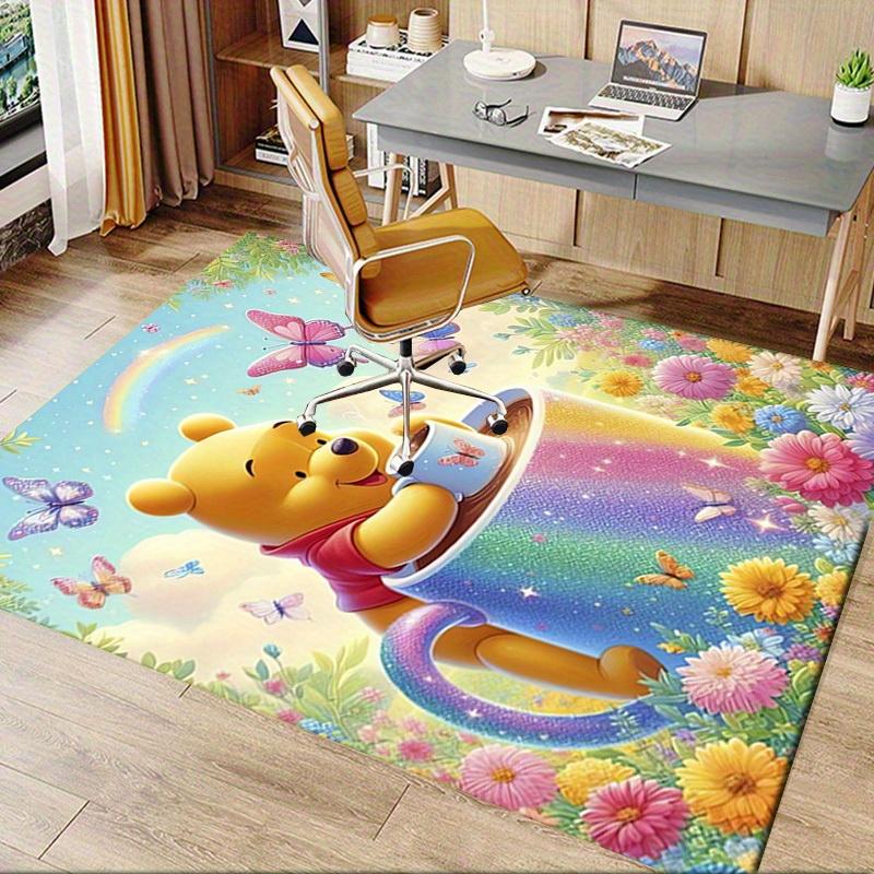 1pcWinnie the Pooh Mug with Butterfly Design - Perfect for Office Carpet, Under Chair Rug, Gift Idea, Home Decor