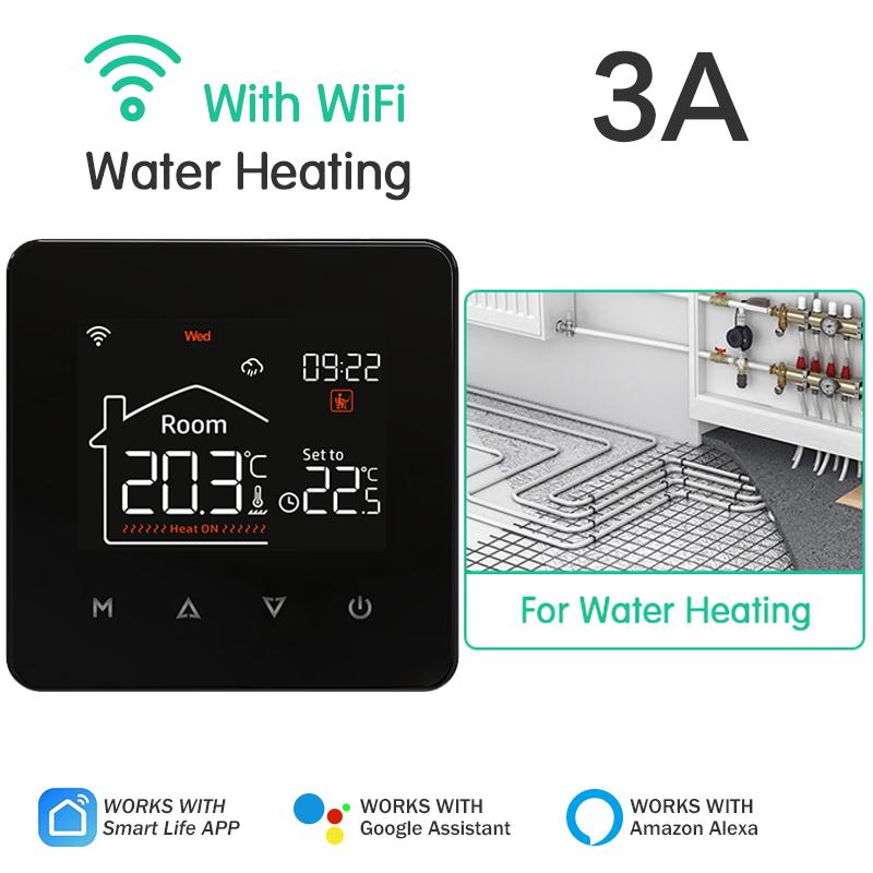 Smart WiFi Thermostat for Electric Floor Heating Water Gas Boiler Tuya Digital Temperature Controller Alexa Google Home Yandex