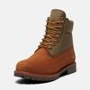 Водонепроницаемые ботинки Timberland Heritage 6-Inch (Мужские / MD Коричневый нубук с зеленым / Широкие) 25.5 см / США 7.5 / Ш