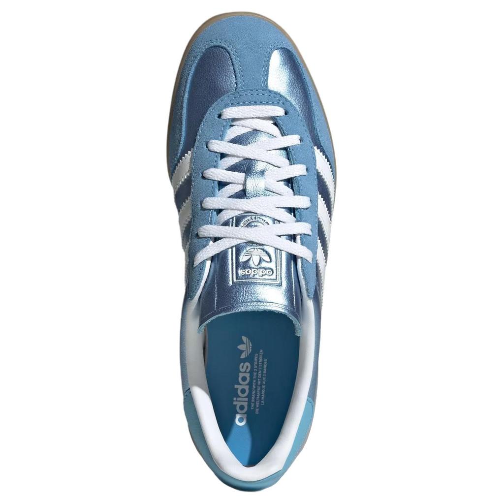 Adidas Women's Gazelle Indoor 'Blue Metallic Gum' Women's Sneakers JS1407