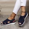 Women's Shoes Flat Sandals Summer Woven Breathable Sports Sandals Large Size Casual Beach Shoes for Women