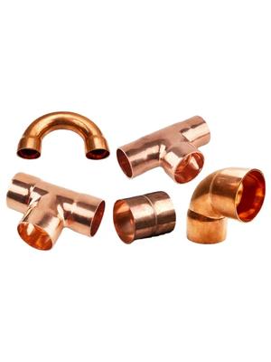 1/4" 3/8" 1/2" 5/8" 3/4" 1" Дюйм 6.35-54мм Прямой Угольник Тройник Y U P-образный 4-ходовой Крестовина Медный Пайка Трубопровод Фитинг Кондиционер