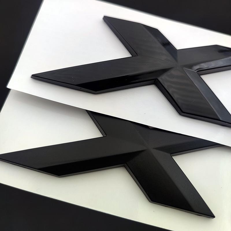 3d ABS Adhesive Matte Black Chrome Letter For Car Trunk BMW X5  X5 Letters Stickers Emblem Badge E70 E53 F15 G05 Accessories