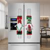 2Pcs Christmas Refrigerator Handle Cover Cloth Faceless Doll Microwave Kitchen Fridge Door Knob Protector Xmas Decorations Home