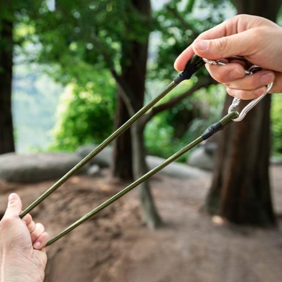 30/60/90СМ Эластичный шнур с карабином Усиленный для улицы, кемпинга, автодома, палатки, велосипеда, каяка, багажа, груза, эластичные стяжки, веревка