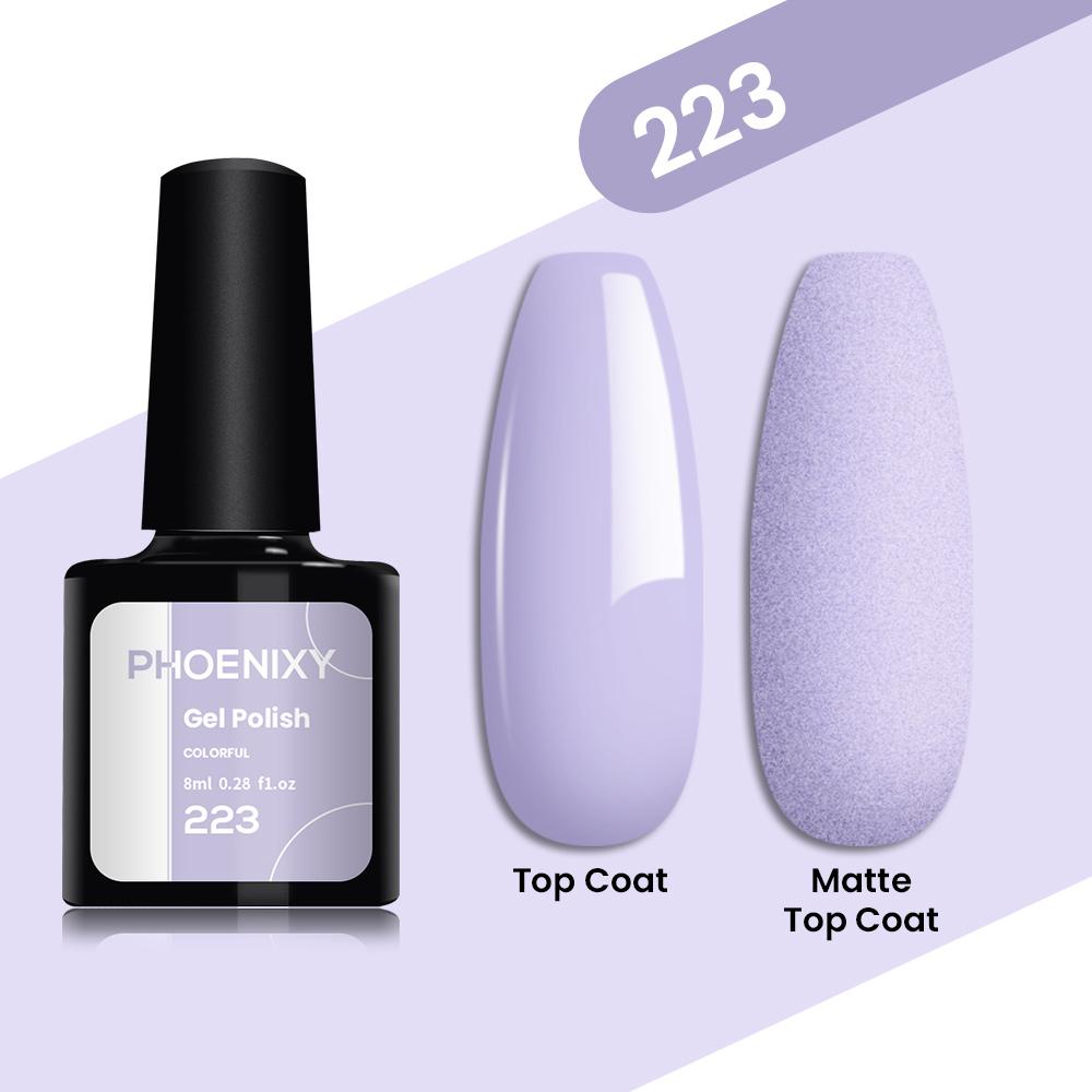 PHOENIXY, 8 мл, однотонный гель-лак для ногтей, замачиваемый цветной гель телесного цвета, розовый, фиолетовый, долговечный лак для ногтей, УФ-светодиодный лак для дизайна ногтей