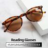 Women' Retro High-End Reading Glasses Men Classic Round Frame Anti-Blue Light Unisex Presbyopia Eyeglasses Diopter +1.0 To +4.0