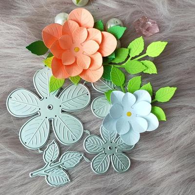 Цветы Металлические режущие штампы Трафарет для DIY Скрапбукинга Фотоальбома Тиснения Бумаги Открыток Поделок Высечки