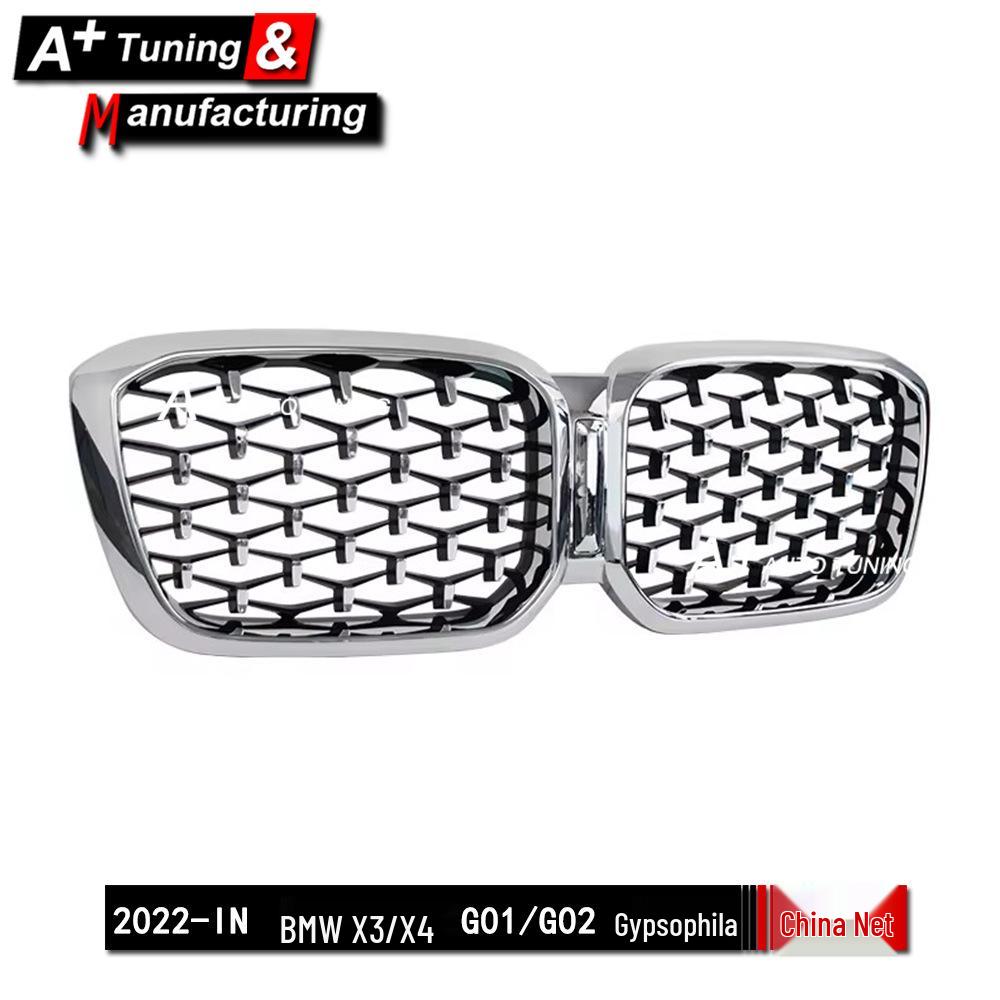 Chrome Star Style Grille for BMW X3 G01/X4 G02 2022