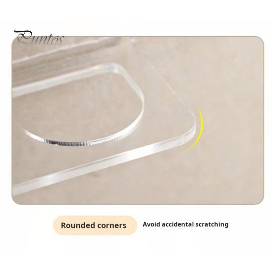 Настенный акриловый держатель для расчесок, простая установка, компактный дизайн, органайзер для инструментов для волос, настенный держатель для расчесок