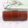 PU Leather Eyeglasses Case Anti-fall Reading Glasses Box Portable Sunglasses Holder  Daily Use