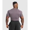 Gymshark TecTonic Seamless T shirT Матовый фиолетовый Серо-фиолетовый A1b1p Pb1k