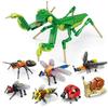 Plastic Building Blocks Bees Snails Desktop Ornaments New Building Bricks Toys  Kids Gifts
