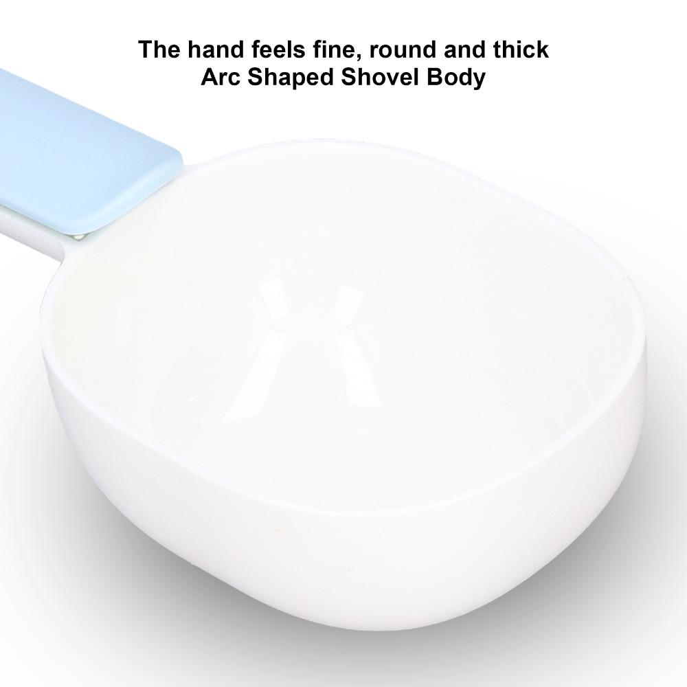 Ergonomic Handle Pet Feeding Scoop Arc Design Cat Food Shovel Compact Pet Food Spoon for Pets