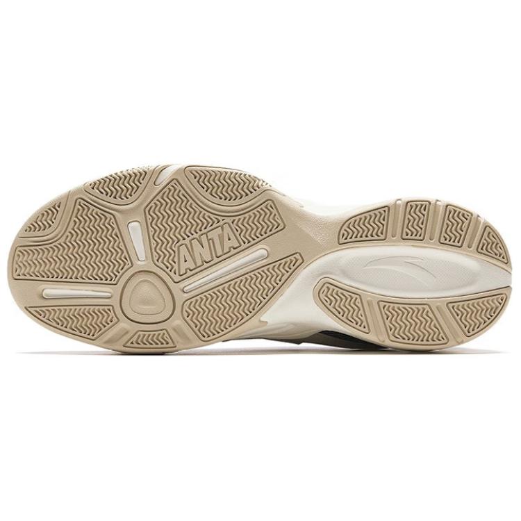 Anta Cross Retro Casual Non-Slip Increased Height Low-Toop Dad Shoes Men sneakers Gray 112348850-9