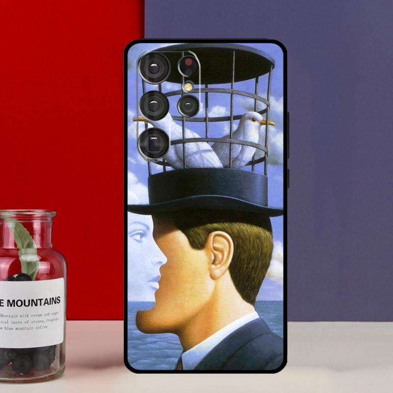 Чехол Rene Magritte Funda для Samsung Galaxy S25 Ultra S9 S10 S20 FE S21 S22 S23 Plus S24 Ultra