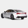 МояМашина 1:Металлическая модель автомобиля RS7 в масштабе 1:24 - Серебристая коллекционная фигурка