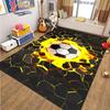 Football Pictures Rug Cartoon Football Living Room Decoration S Bed Non-slip Carpet Home Entrance Door Mat Kids