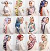 High-quality Luxurious Silk Scarves Headband Scarfs Neck Scarf For Women Chain Silk Scarf Women's Decorative Shawl