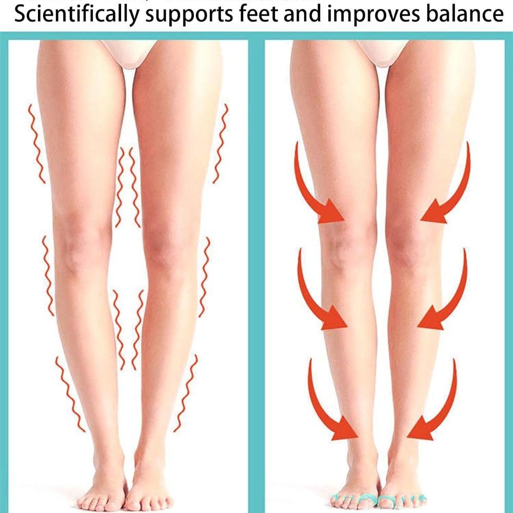 Улучшите баланс и облегчите боль в ногах. Комплект выравнивателей ног. Силиконовые прокладки для пальцев ног.