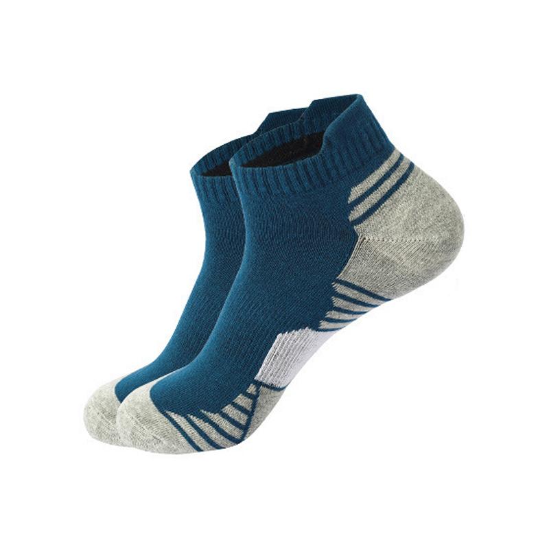 1 пара мужских носков низких дышащих баскетбольных спортивных велосипедных беговых махровых носков высоких эластичных носков-гольфов