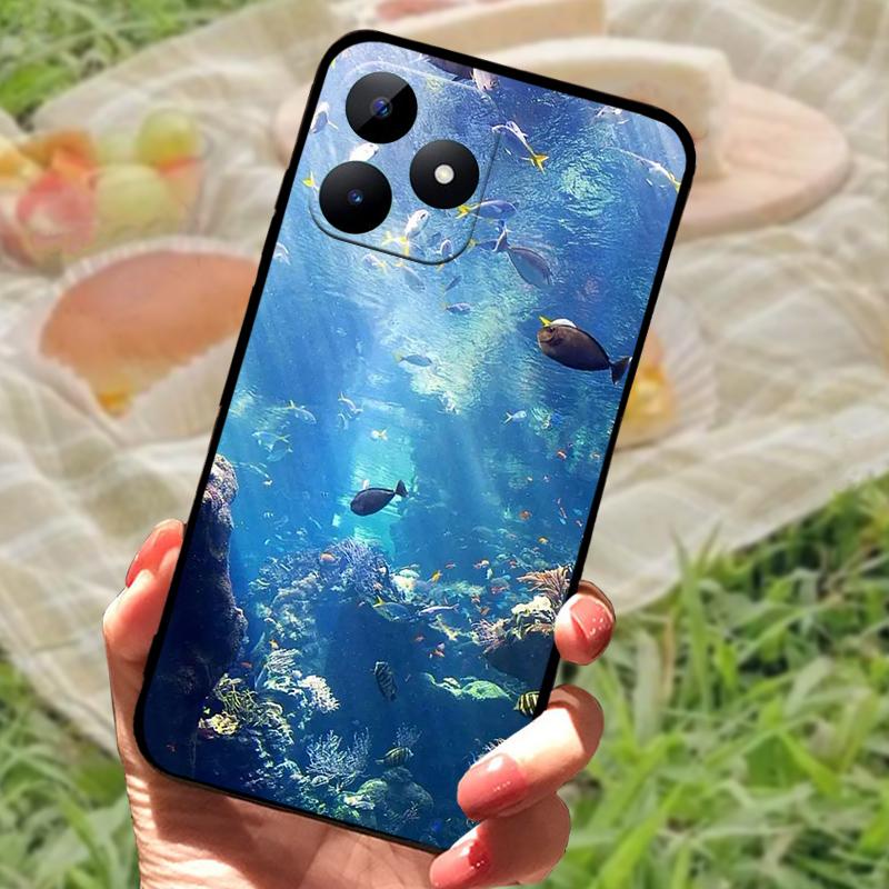 Чехол для Realme Note 50 Модный Крутой Мягкий Силиконовый Чехол для Телефона Narzo N53 Защитные Fundas для OPPO Realme C51 4G C53 ТПУ Бампер