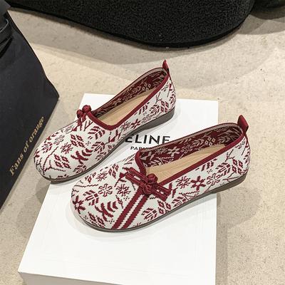 Балетки женские красные удобные туфли без застежек женские мокасины женские криперы на платформе спортивные кроссовки для бабушек и мам