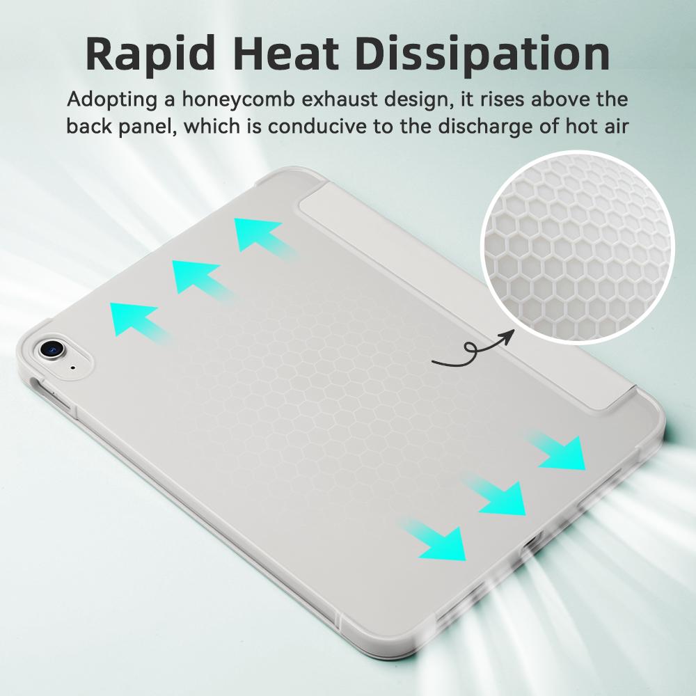 Для iPad Mini 6 7 iPad Pro 11 M4 iPad Air 11 M2/M3 10-го A16 для Air 5/6/7/8 10.2 9.7 10.9 Ударопрочный чехол с боковым держателем для карандаша