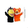 2x Animal Hand Puppets, Pretend Toys Educational Soft Fun Puppets Plush for