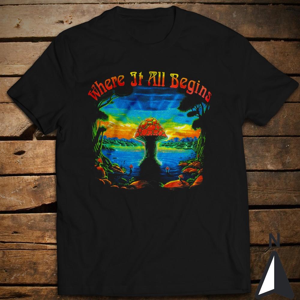 Vintage Rock Music T-Shirt The Allman Brothers Band Where It All Begins Unisex T-Shirt
