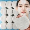 300/600/1200 шт. Ватные диски для лица с жемчужным узором, надрезанный дизайн, очищающие ватные диски, для путешествий
