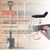 Wall Mounted Mop and Broom Holder S Type Cleaning Tool Hooks Utility Shovel Rack  Bikes