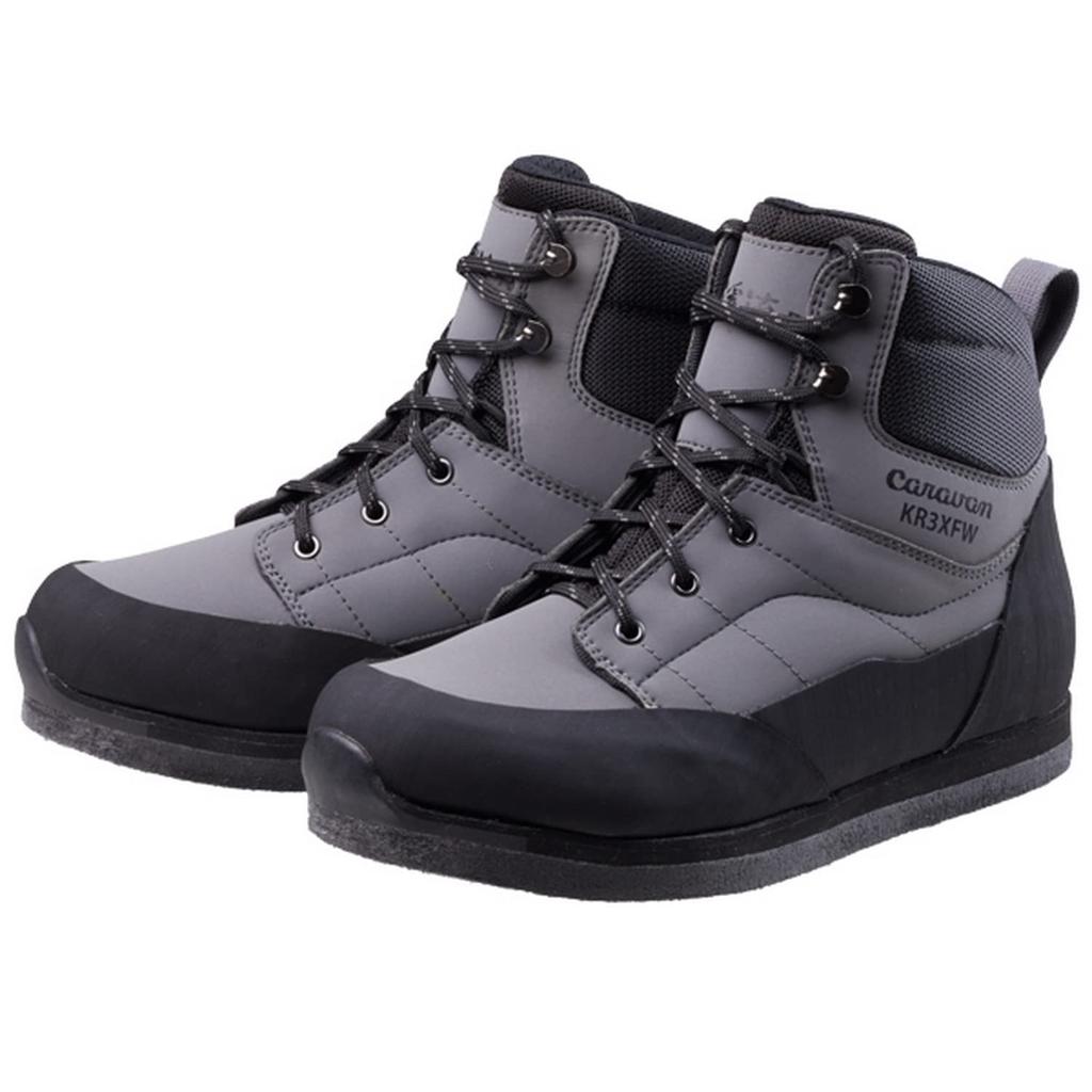 Keiryu KR 3XF Wide Shoes for Outdoor Stream Climbing and Headwater Size Cm Fishing, Gray, 25.0
