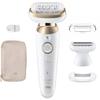 Electric Epilator - BRAUN - Silk-épil 9 Flex - Easy Epilation - 9-041 3D - White / Gold