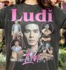 Футболка Ludi Lin Vintage Actor Collage Comfort Colors®, Подарок для фаната с изображением знаменитости