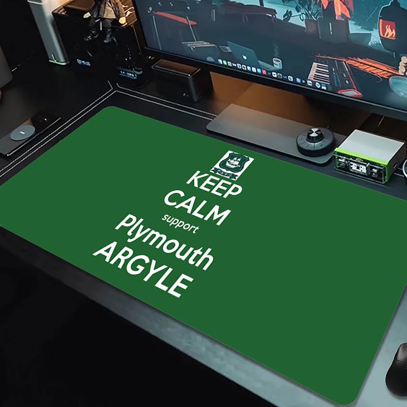 Plymouth Argyle - PAFC Mouse Pad Large Gaming Table Cushion Non-slip Laptop Tablet Big Mousepad XXL Mat Mini PC Playmat With Lock edge_xia