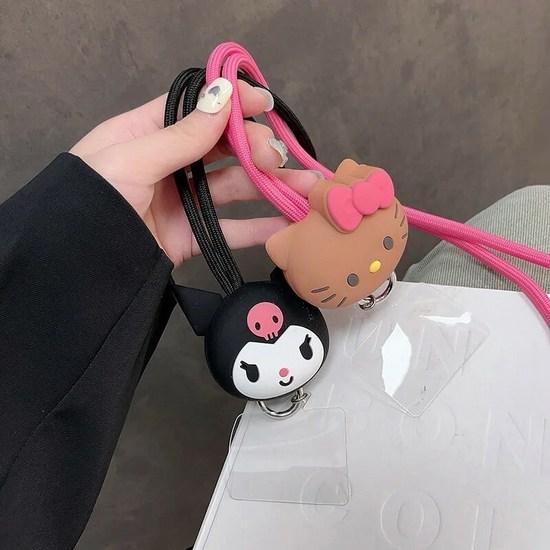 Tanning Kitty Cell Phone Strap Cell Phone Bag Accessories, a Popular Character In Korea