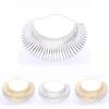 Fashion Solid Color Curved Design Women Metal Necklace Collar For Trendy Outfit