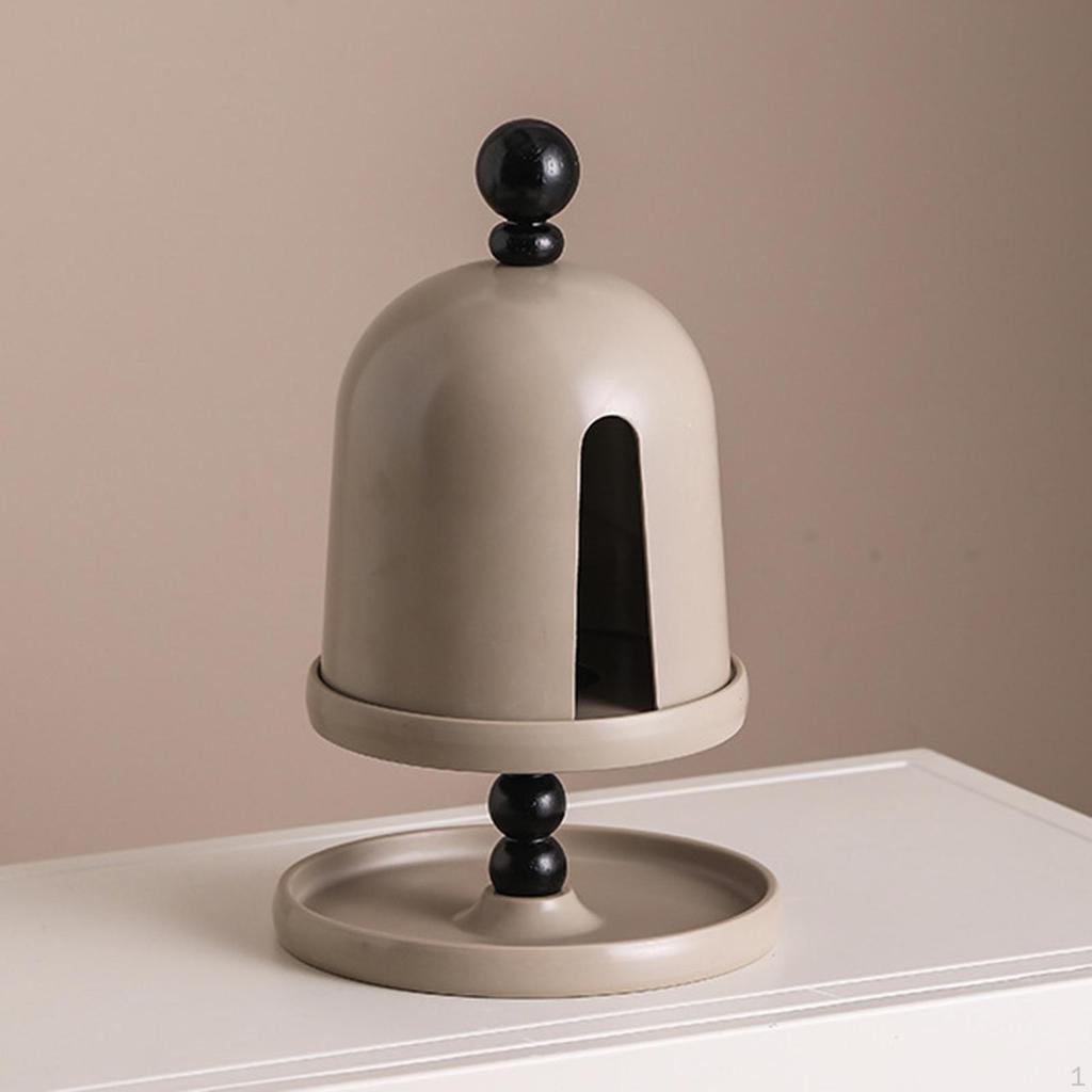 Facial Napkin Box Paper Dispenser with Pallet Freestanding Tissue Case Storage for