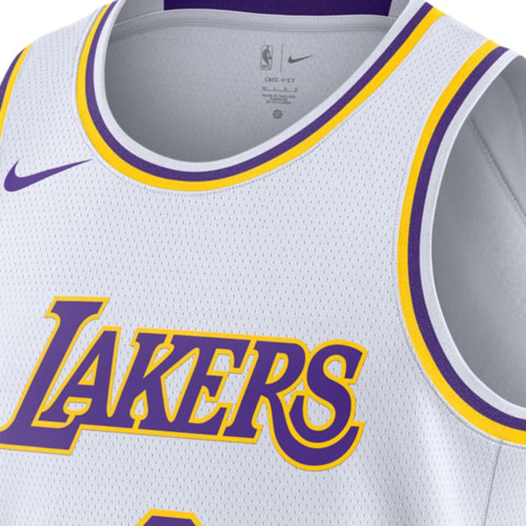 Nike Майка с логотипом команды NBA Performance, быстросохнущий полиэстер, Fan Edition 22–23 Season, ограниченная серия топов унисекс белого цвета DN2081-100