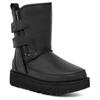 UGG Classic Short Moto Boot Black Women Sneakers 1164710-BLK